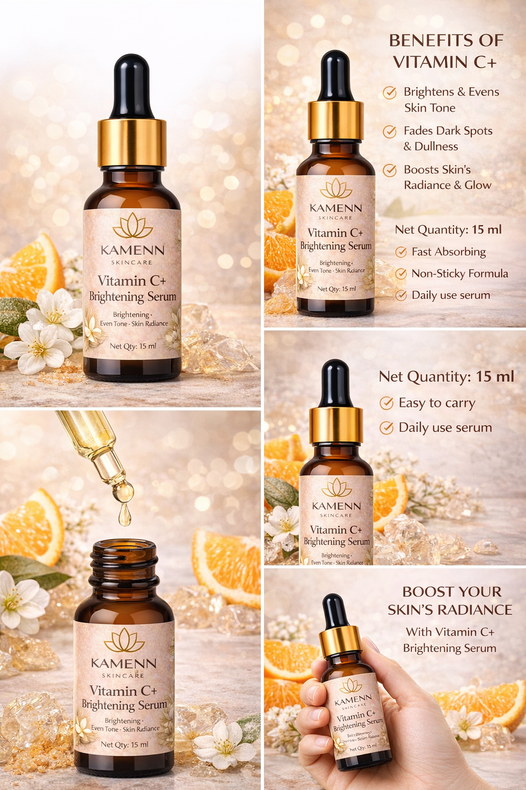 Kamenn Vitamin c + Brightening serum