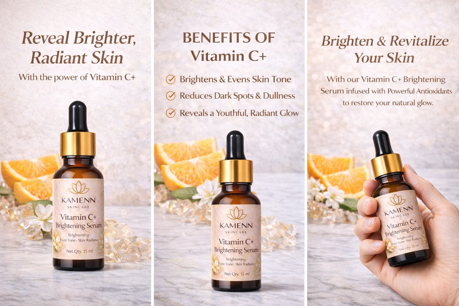 Kamenn Vitamin c + Brightening serum